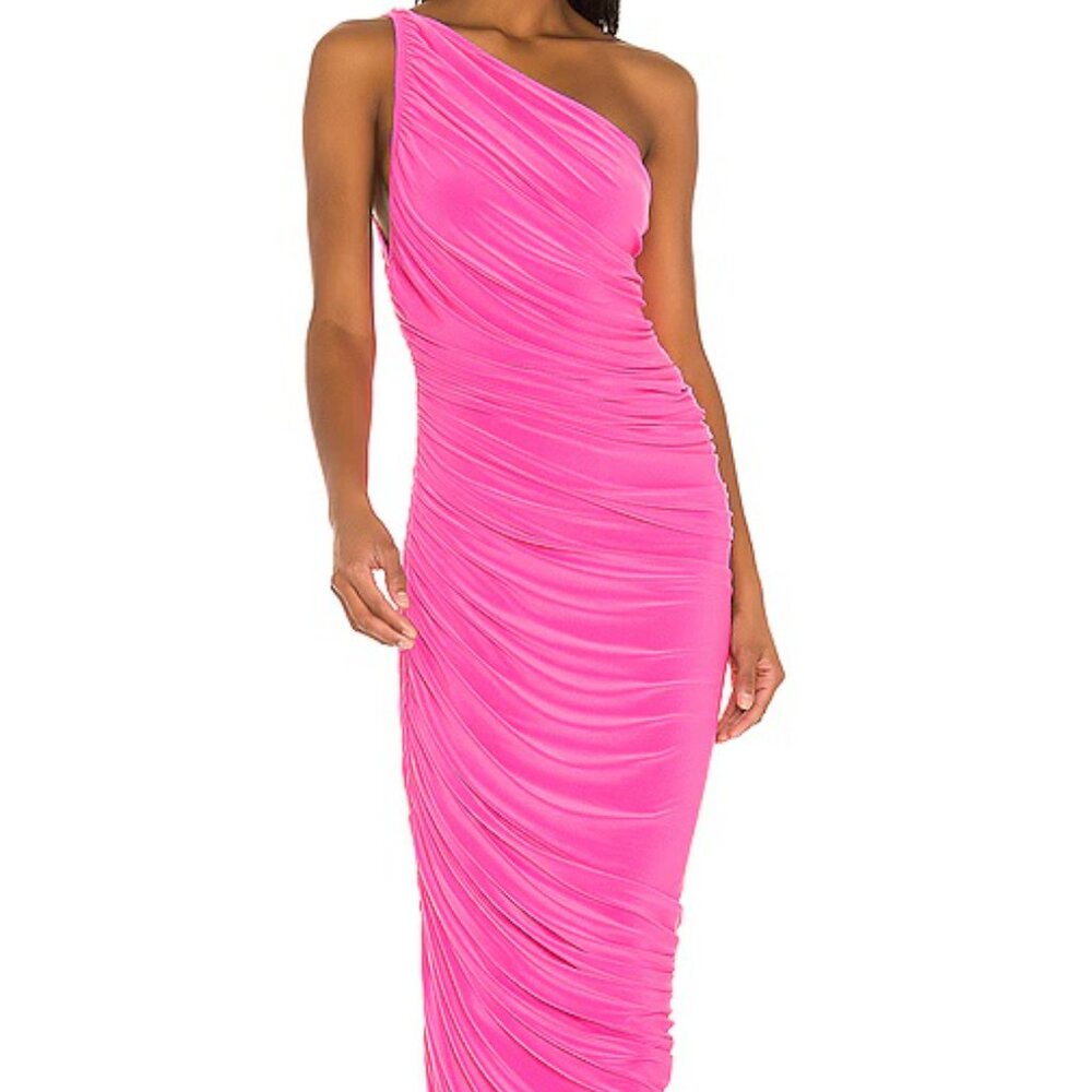 NWT | Norma Kamali Diana Gown | Rose | Size S